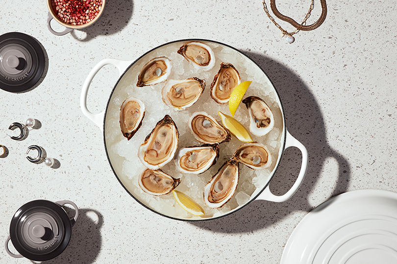 Raw Oysters & 3 Sauces